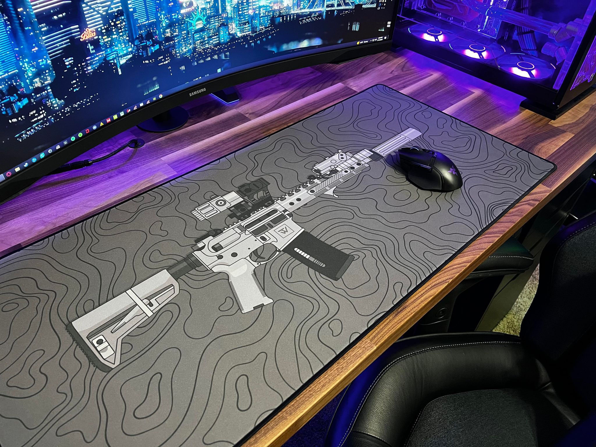 Firearm Desk Mats