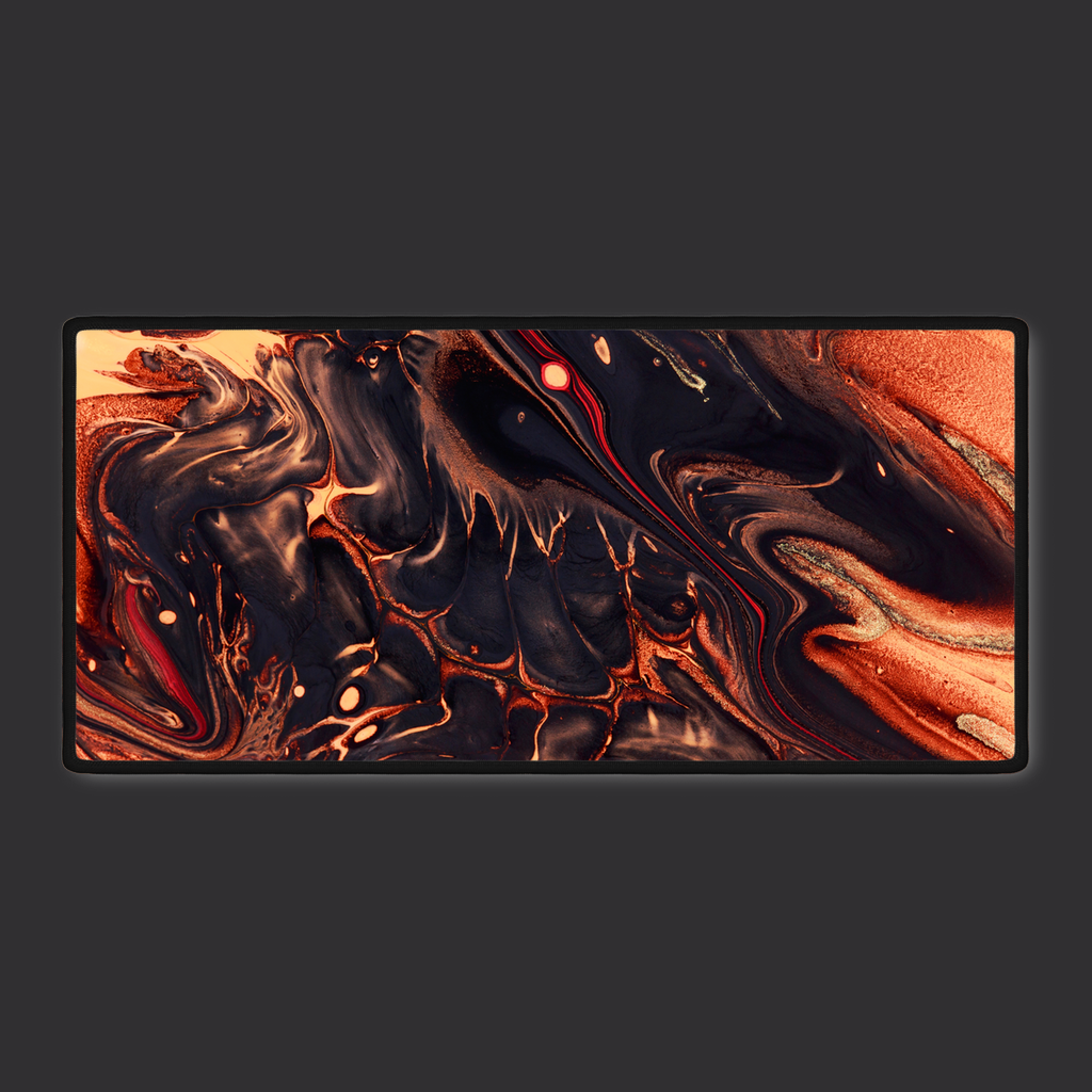 Brimstone Liquid Desk Mat Ignite Workspace Aesthetics