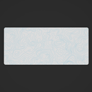 Whiteout Topo Desk Mat
