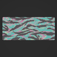 Miami Tiger Stripe Camo Desk Mat