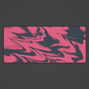 Vermilion Liquid Desk Mat