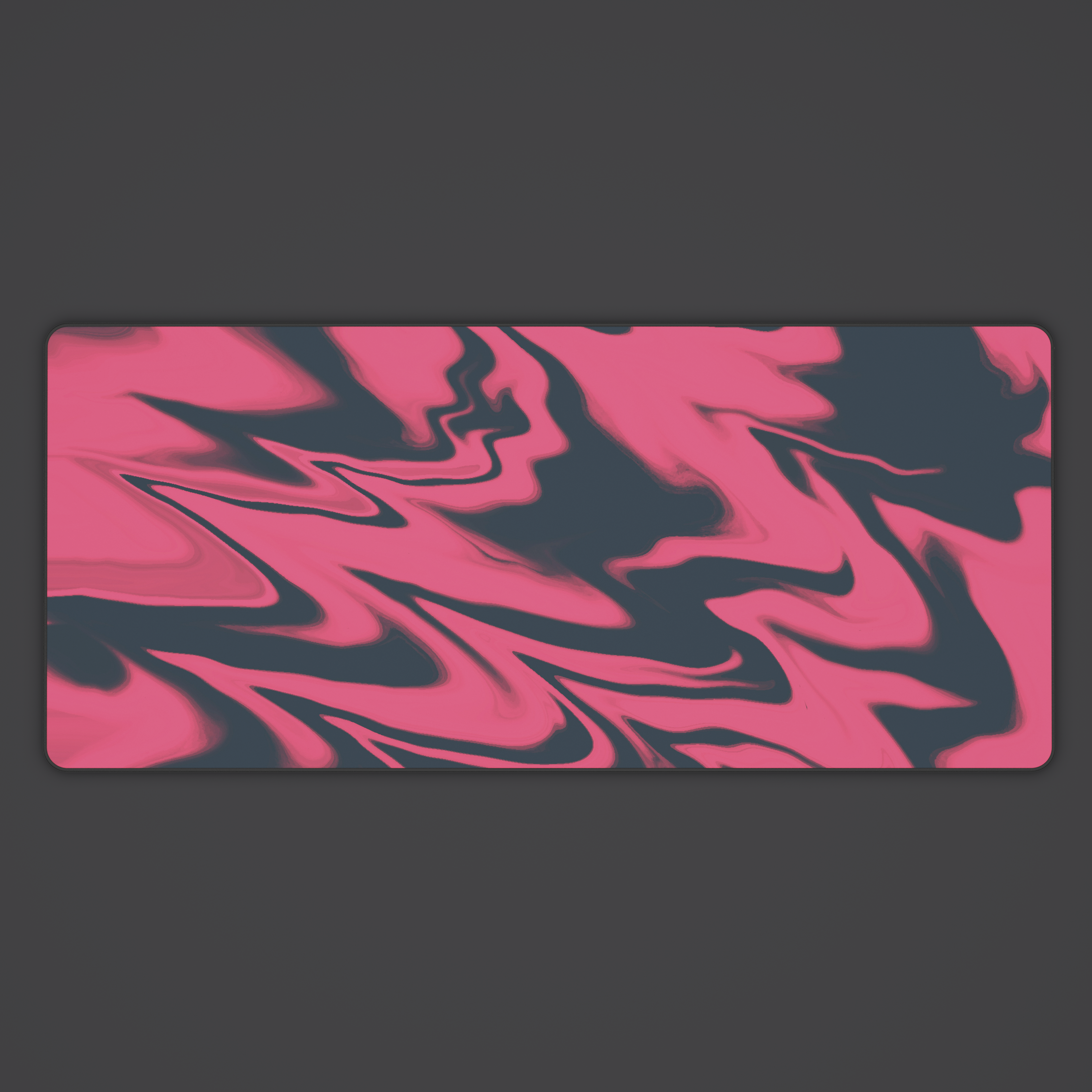 Vermilion Liquid Desk Mat