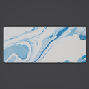 Iceberg Liquid Desk Mat