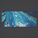 Cobalt Liquid Desk Mat
