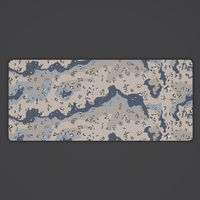 Blueberry Chocolate Chip Camo Desk Mat