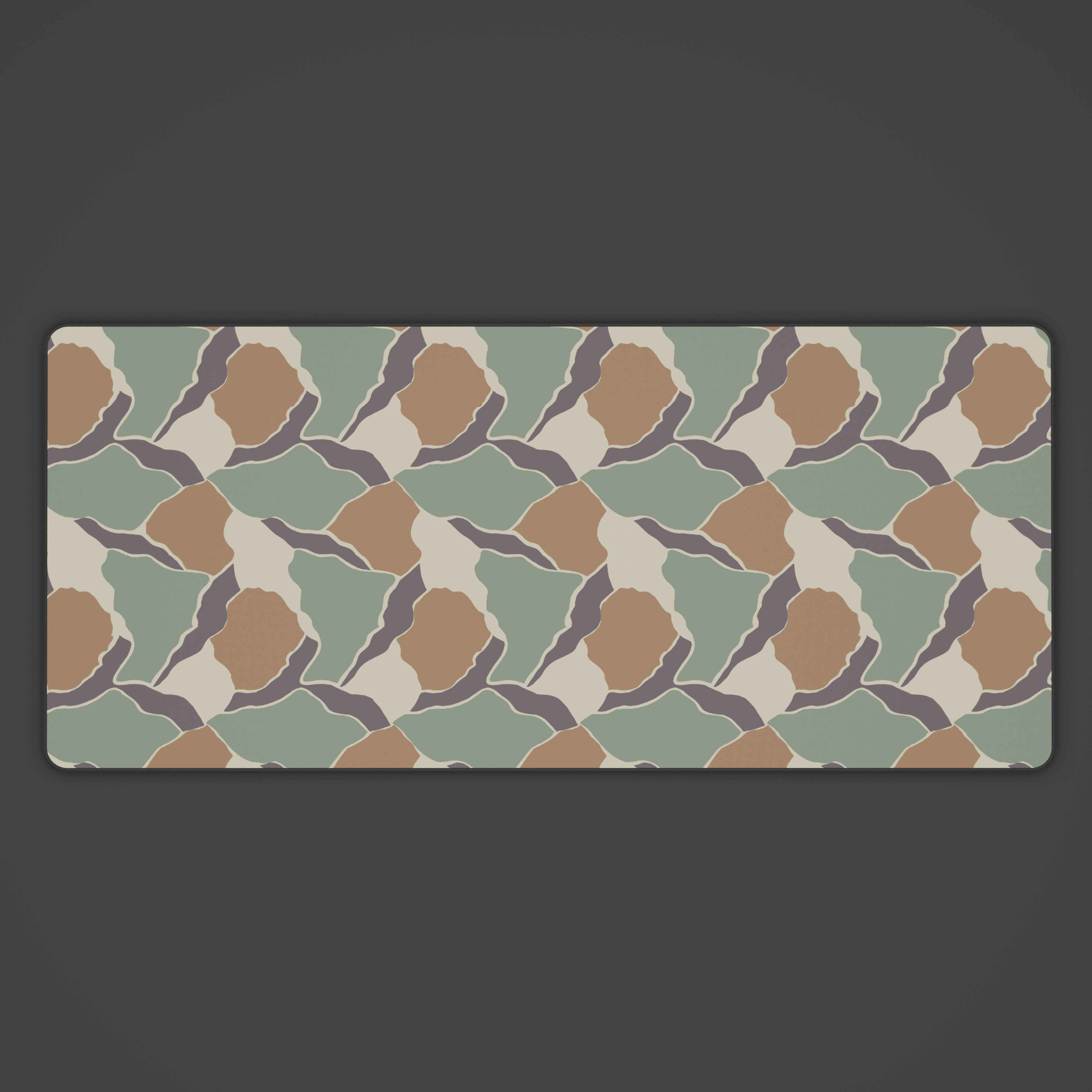 Turtle Camo Desk Mat