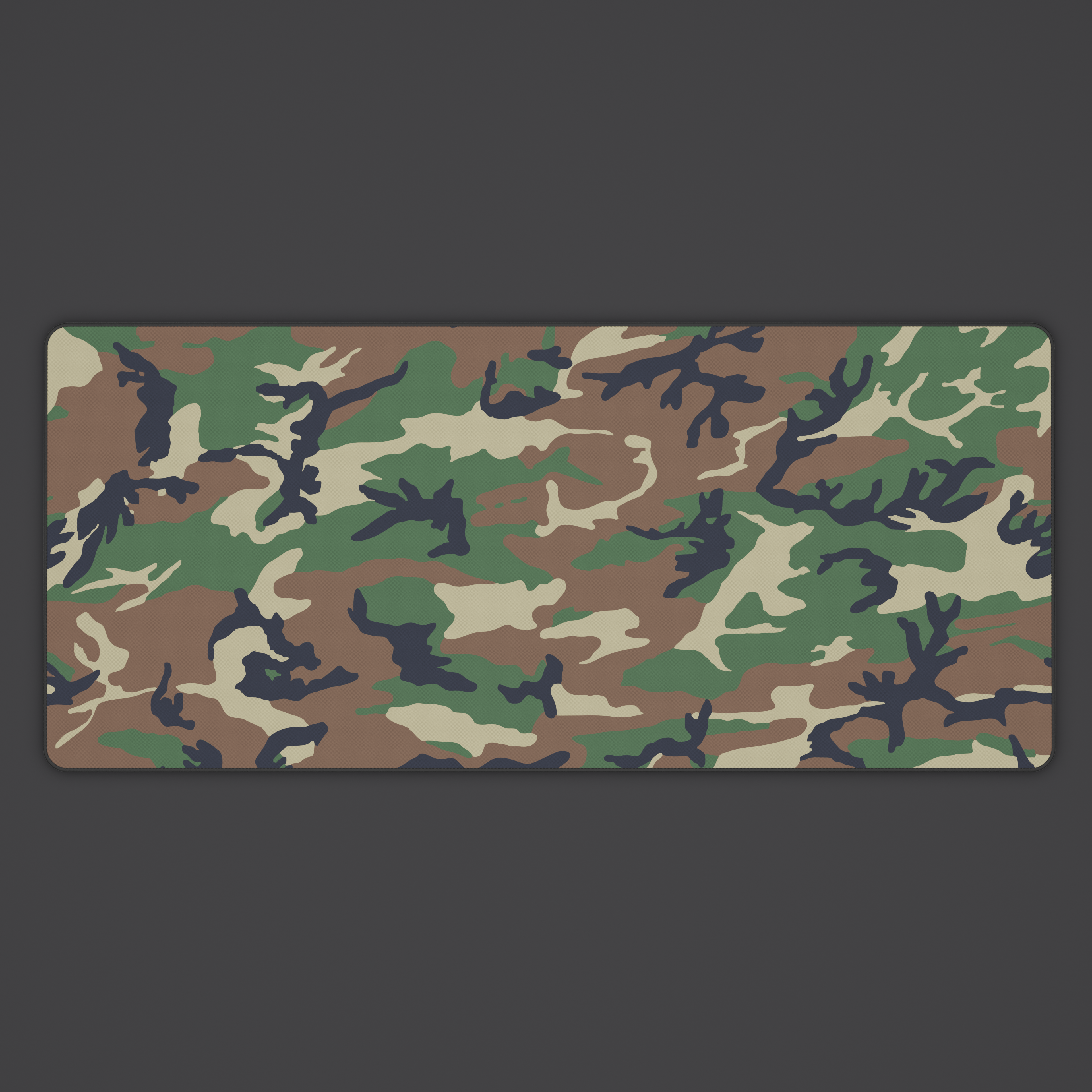 M81 Woodland Camo Desk Mat
