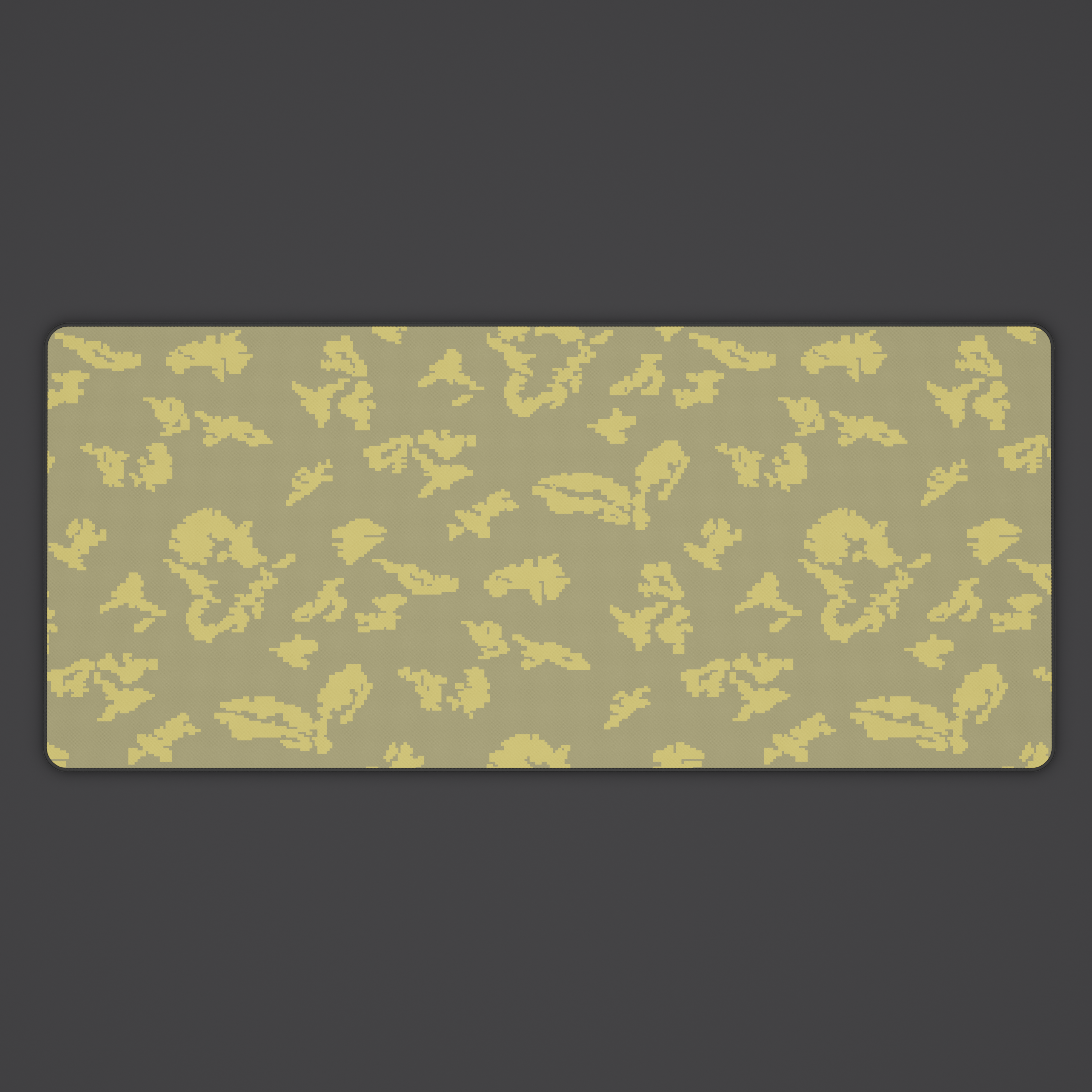 Berezka (Gold Leaf) Camo Desk Mat
