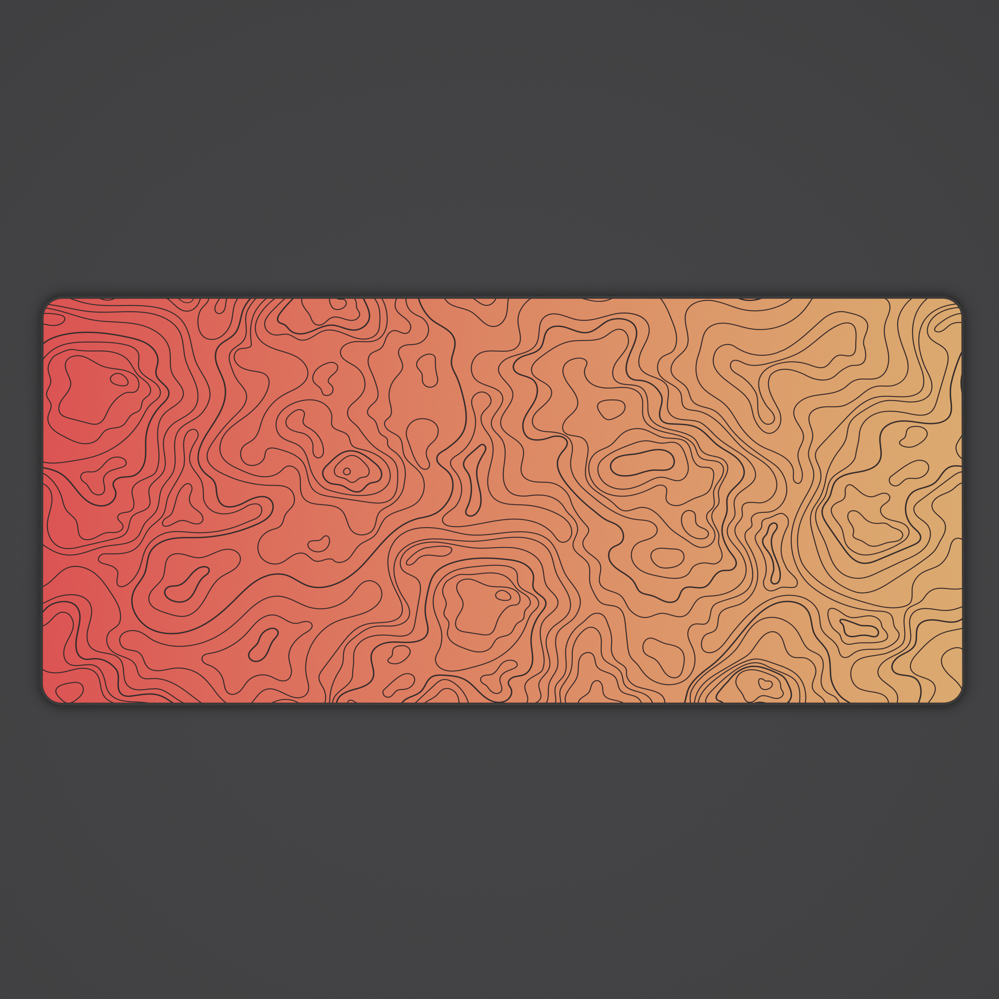 Burn Topo Desk Mat