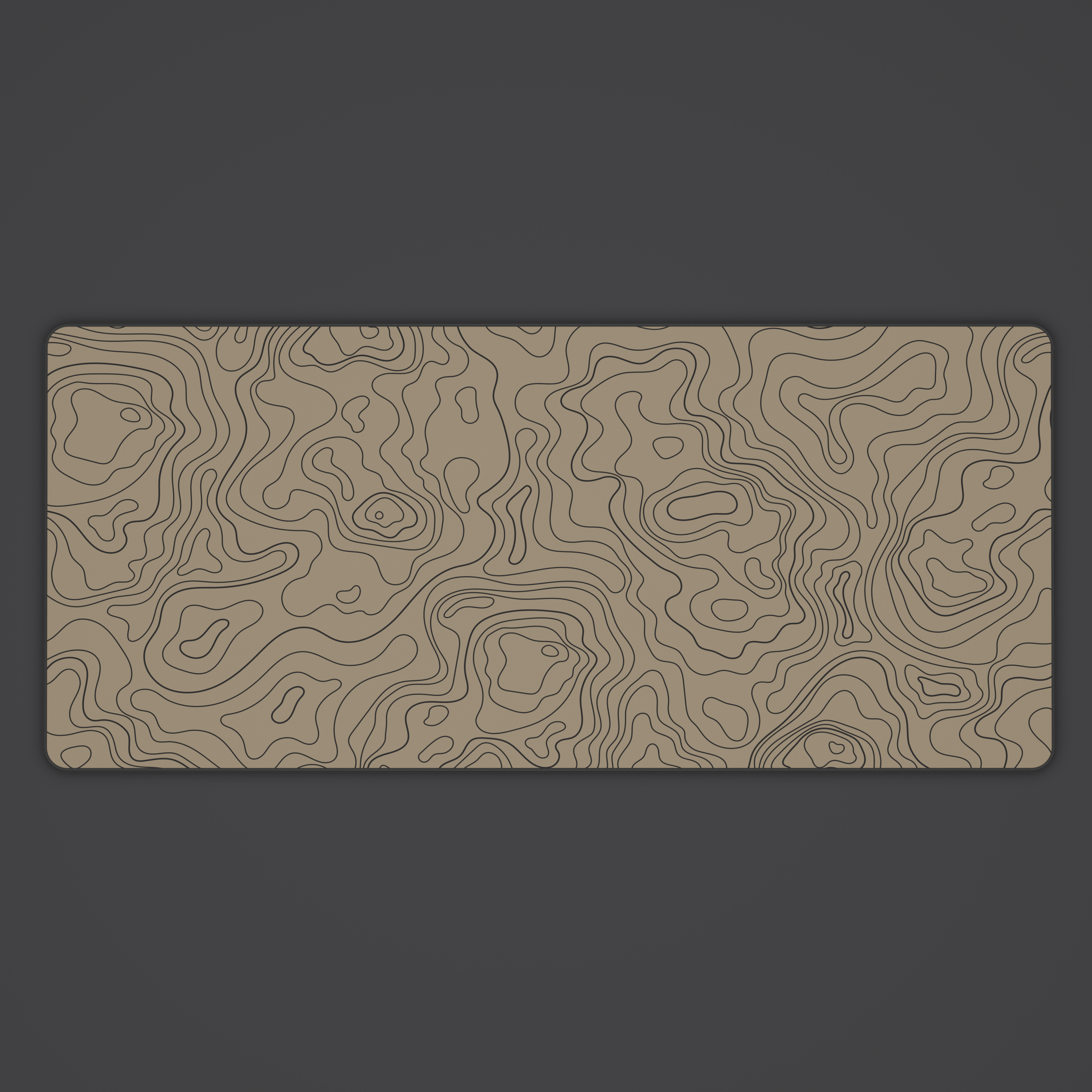 Coyote Topo Desk Mat