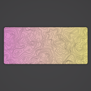 Fade Topo Desk Mat