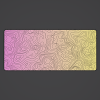 Fade Topo Desk Mat