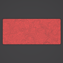 Red Topo Desk Mat