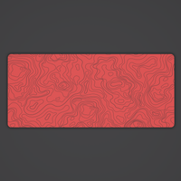 Red Topo Desk Mat