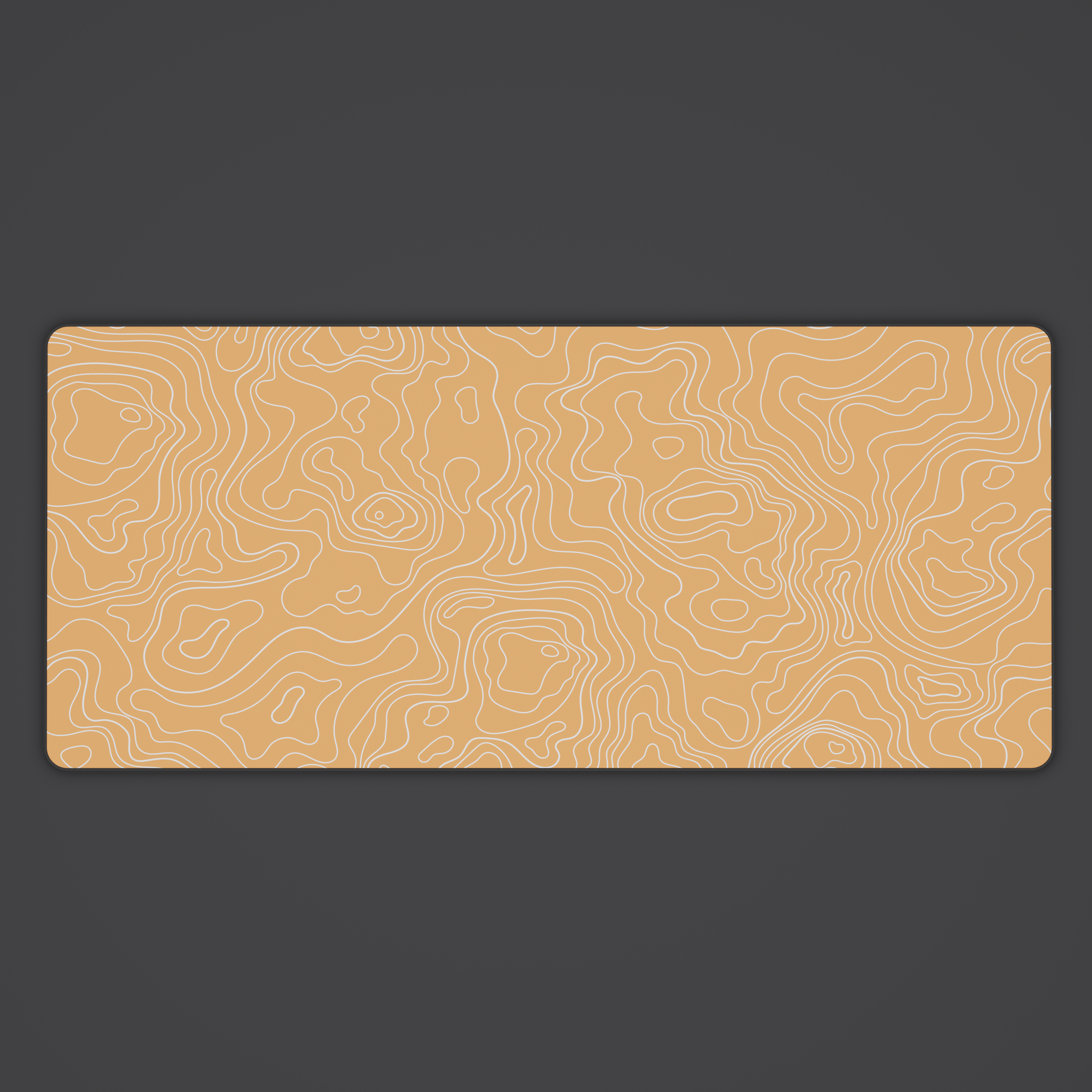 Tangerine (Ver. 2) Topo Desk Mat