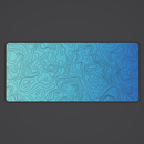 Titanium Topo Desk Mat