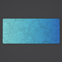 Titanium Topo Desk Mat