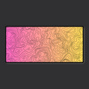 Fade Topographic Desk Mat | Elevate Your Workspace 