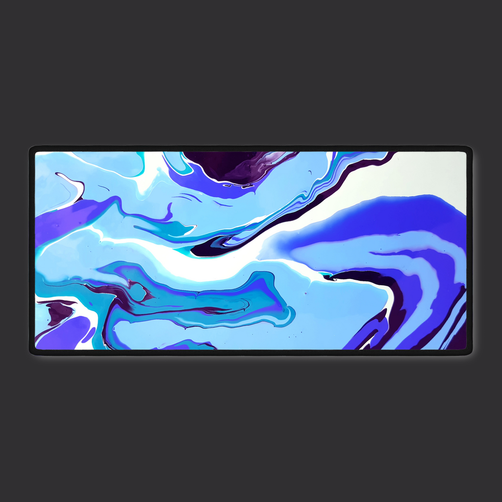 Iceberg Liquid Desk Mat