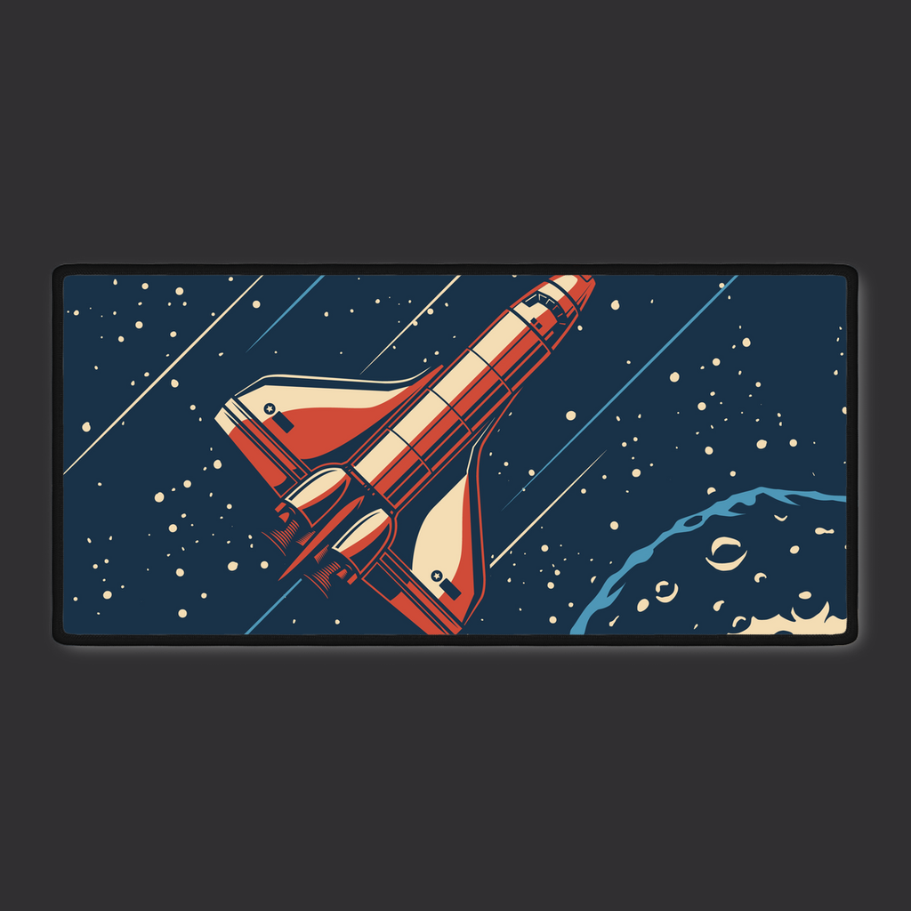Space Shuttle Desk Mat | Elevate Your Workspace 