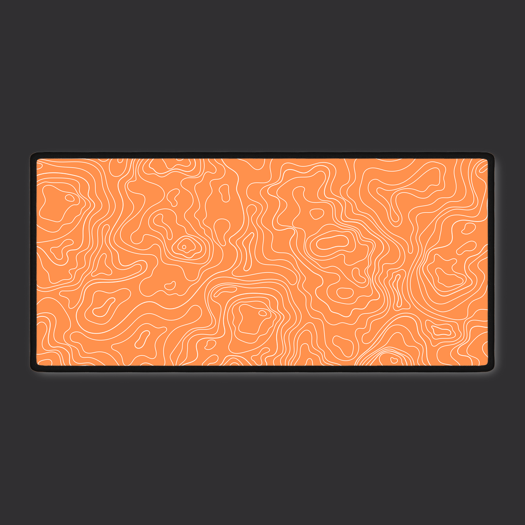 Dreamsicle Topographic Desk Mat Whimsical Design dreamsicle-topographic-desk-mat-whimsical-design