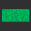 Emerald Topographic Desk Mat | Elevate Your Workspace
